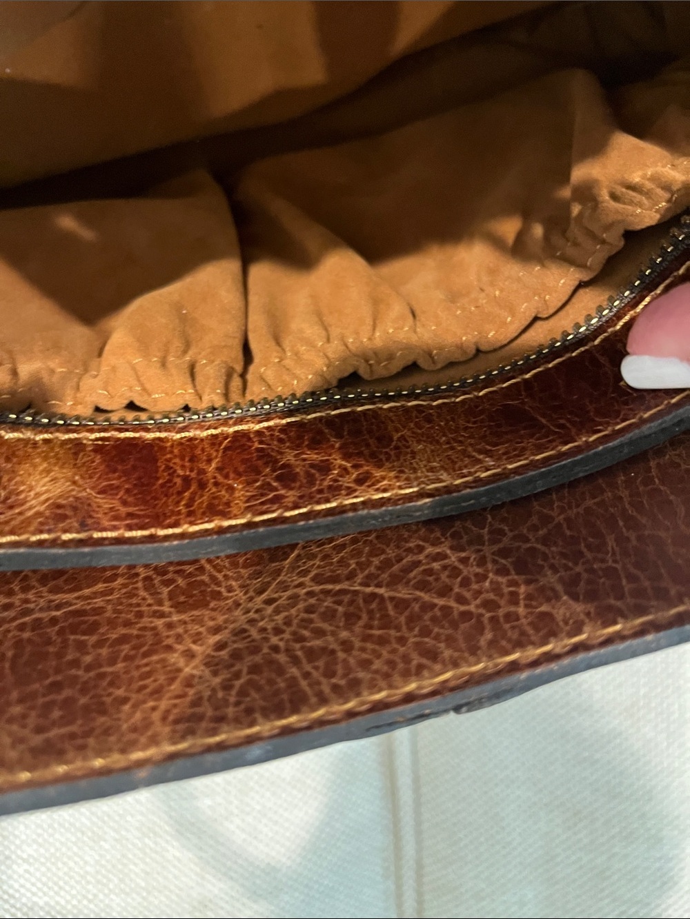 Patricia Nash Floral Leather Shoulder Bag Teal, Burgundy, Mustard, Brown - Picture 8 of 15
